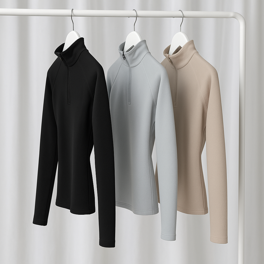 Halloween Zip Neck Fleece