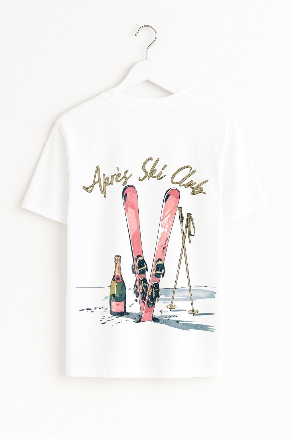 Apres Ski Club Pink Tee