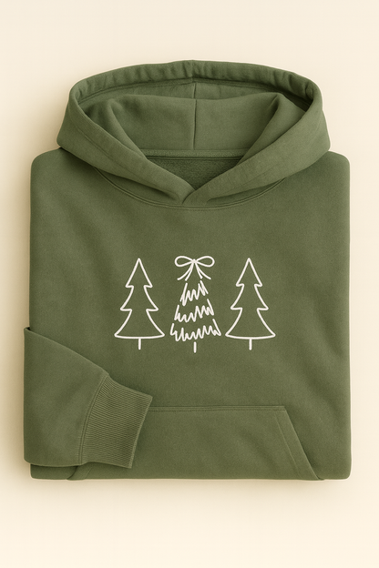 Christmas Tree Trio Sweatshirt / Hoodie