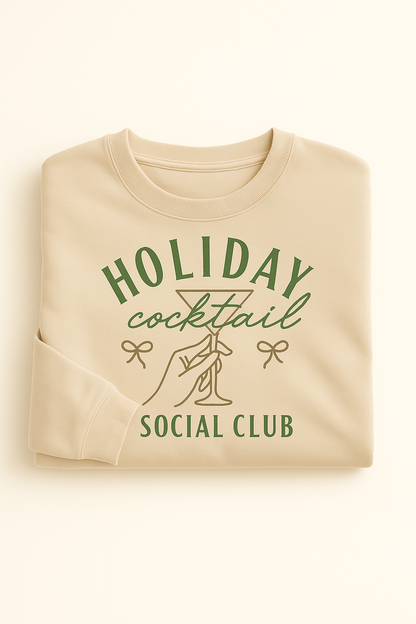 Holiday Cocktail Club Sweatshirt / Hoodie