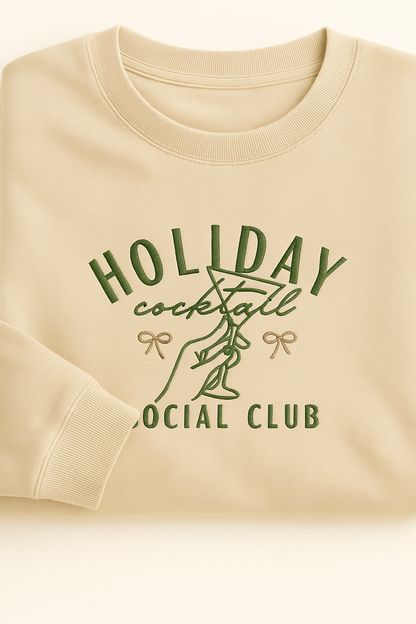 Holiday Cocktail Club Sweatshirt / Hoodie