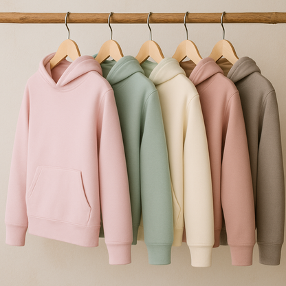 Santa Hat Name Hoodie - Embroidered