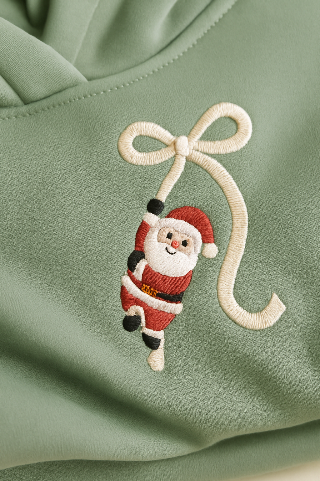 Santa Bow Sweatshirt / Hoodie