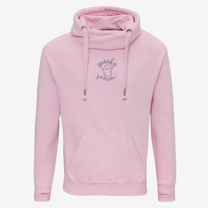 Spooky Season Cross Neck Hoodie