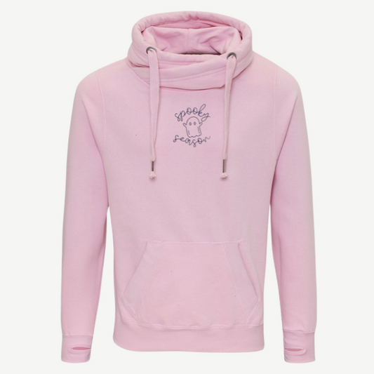 Spooky Season Cross Neck Hoodie