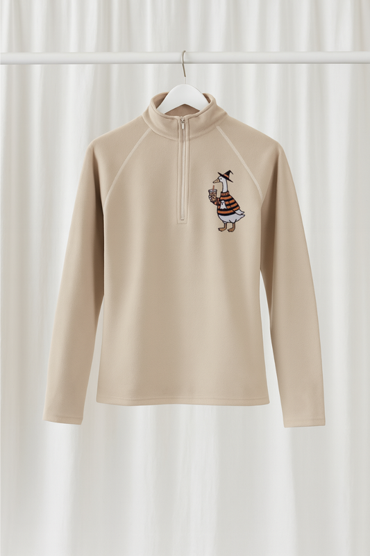 Halloween Zip Neck Fleece