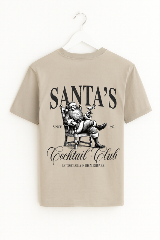 Santa's Cocktail Club Tee