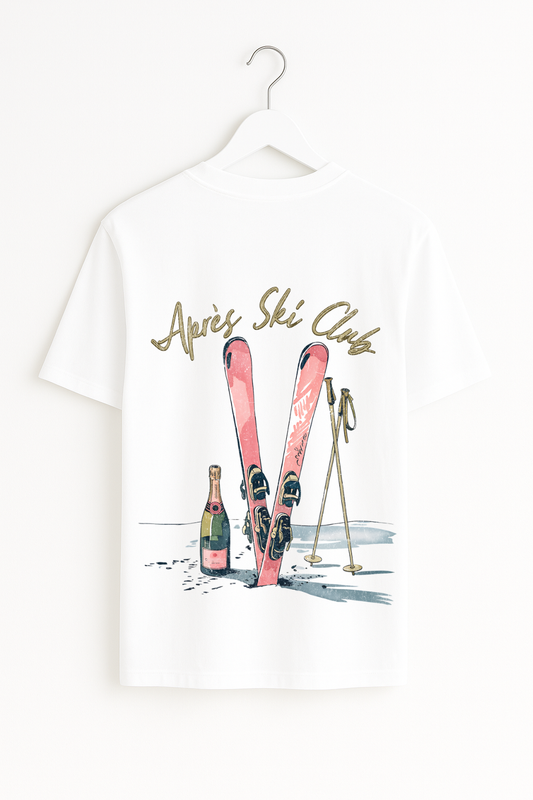 Apres Ski Club Pink Tee
