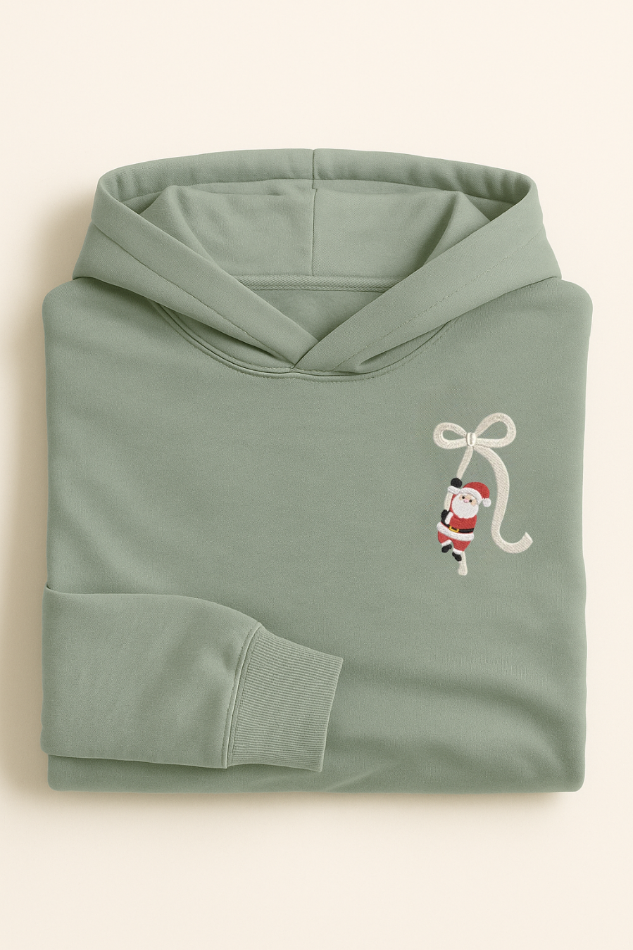 Santa Bow Sweatshirt / Hoodie